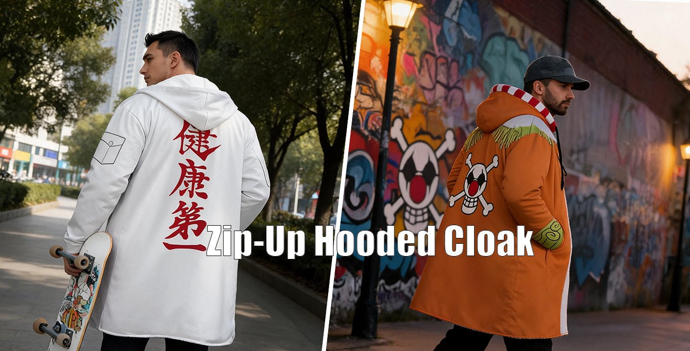 Zip Up Hooded Cloak - Dimensional Era