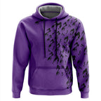 Naruto Sasuke Purple Flame Hoodie