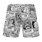 Aloha Straw Hat Wanted Poster Gym Shorts