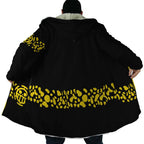 One Piece Trafalgar Law Heart Pirates Long Polar Fleece Zip Hooded Coat