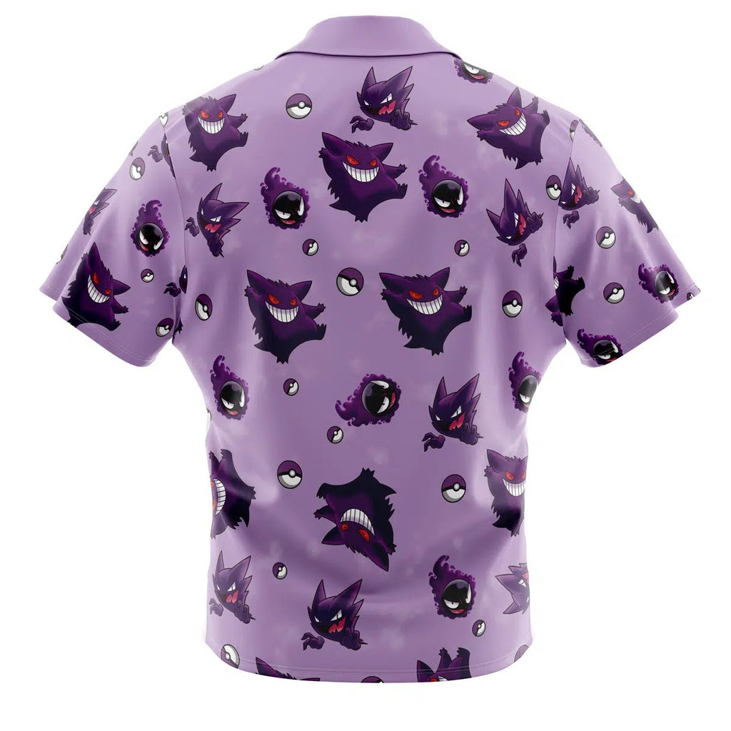 Pokemon Gastly Haunter Gengar Purple Hawaiian Shirt
