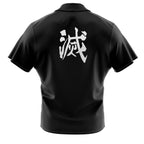 Demon Slayer Corps Kanji Symbol Black Hawaiian Shirt