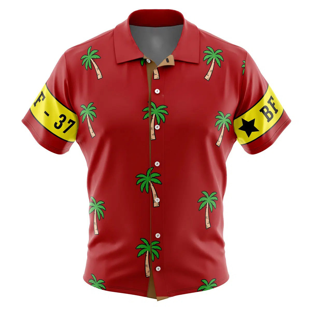 One Piece BF-37 Palm Tree Hawaiian Shirt