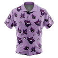 Pokemon Gastly Haunter Gengar Purple Hawaiian Shirt