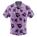 Pokemon Gastly Haunter Gengar Purple Hawaiian Shirt