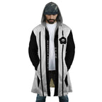 Bleach Byakuya Kuchiki Long Polar Fleece Zip Coat