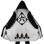 Bleach Byakuya Kuchiki Long Polar Fleece Zip Coat