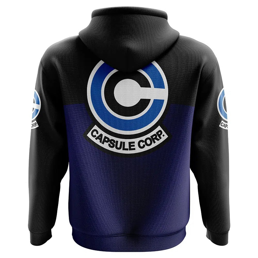 Dragon Ball Capsule Corp Color Block Hoodie