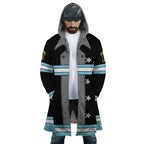 Fire Force Uniform Long Polar Fleece Zip Coat
