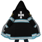 Fire Force Uniform Long Polar Fleece Zip Coat