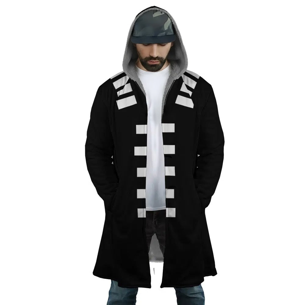 Soul Eater Logo Long Polar Fleece Zip Coat