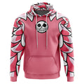 One Piece Pink Skull Hoodie