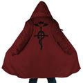 Fullmetal Alchemist Flamel Long Polar Fleece Zip Coat