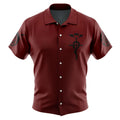 Fullmetal Alchemist Flamel Crest Maroon Hawaiian Shirt
