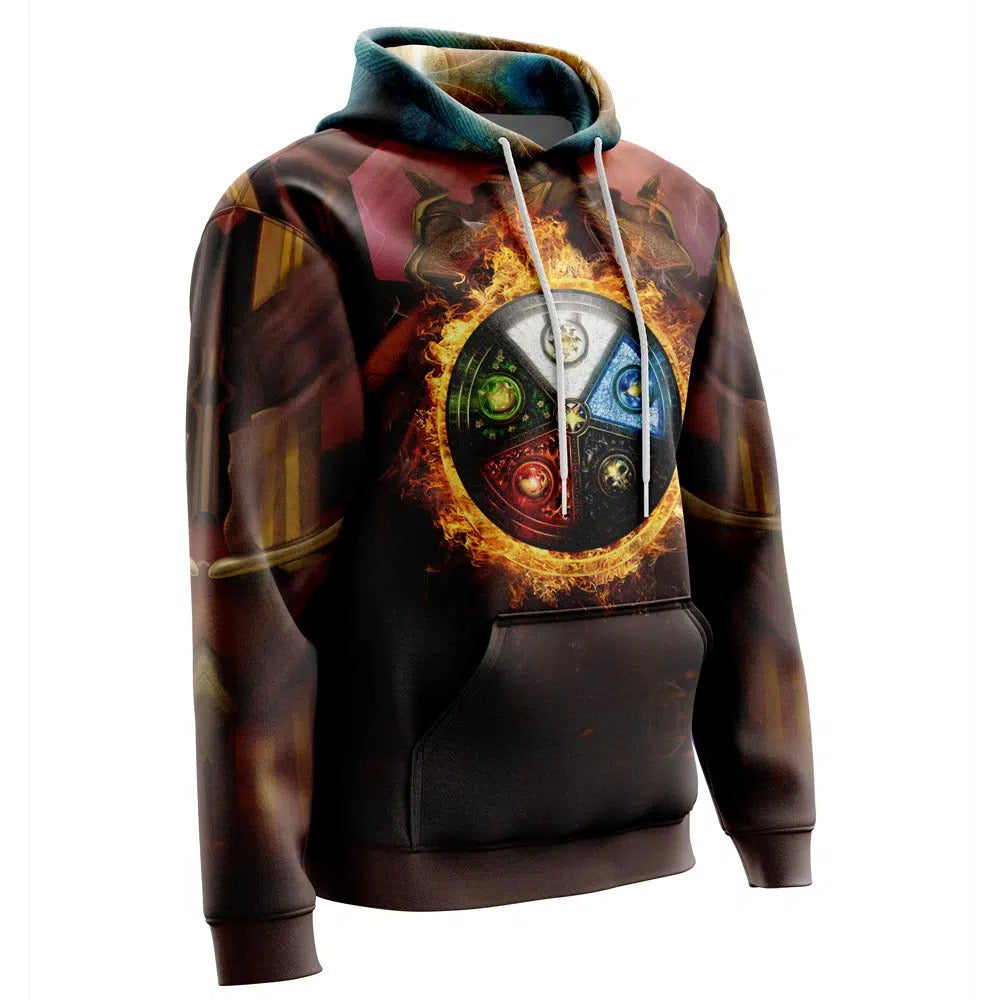 Magic Element Circle All Over Print Hoodie