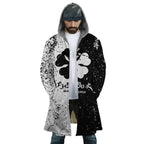 Black Clover Four-Leaf Long Polar Fleece Zip Coat