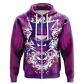 Pokémon Gengar Haunter Gastly Splatter Zip-Up Hoodie