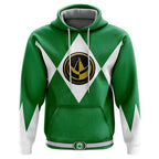 Green Power Ranger Cosplay Hoodie