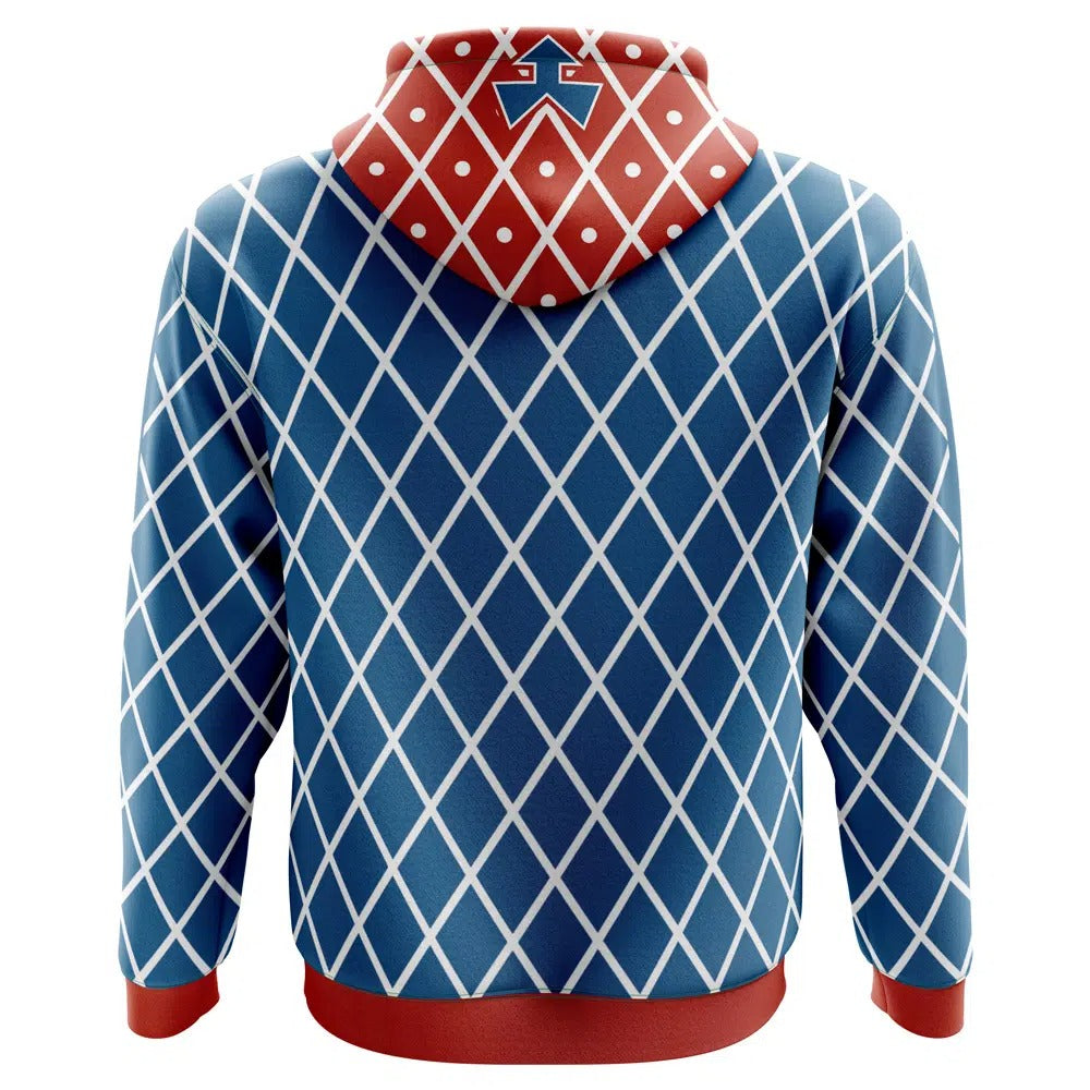 JoJo Mista Grid Pattern Hoodie