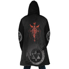 Fullmetal Alchemist Caduceus Transmutation Zip Hooded Cloak