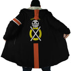 One Piece Law Heart Pirates Fleece Hooded Cloak