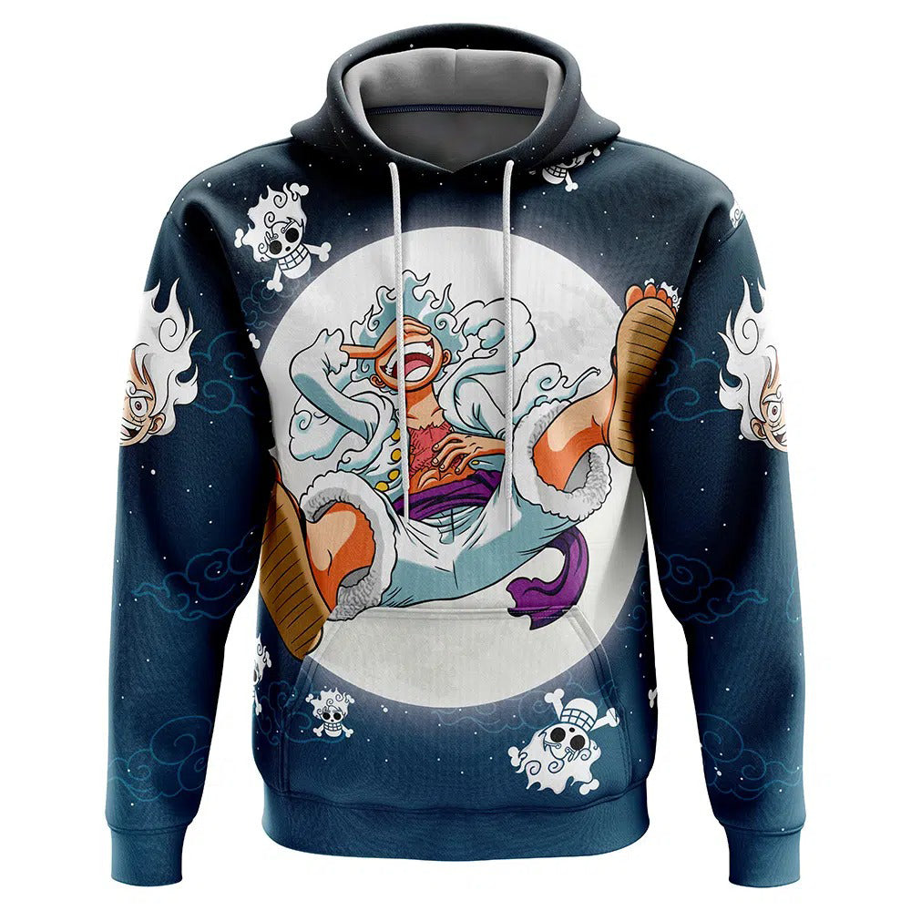 One Piece Nika Luffy All Over Print Hoodie