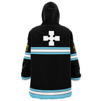 Fire Force 8th Company Uniform Hoodie Blanket