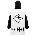 Bleach 12th Division Uniform Hoodie Blanket