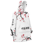 Jujutsu Kaisen Gojo Satoru Plum Blossom Hoodie Blanket