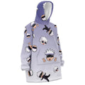 Chibi Satoru Gojo Gradient Hoodie Blanket