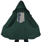 Attack On Titan Wings Of Freedom Zip Hooded Cloak