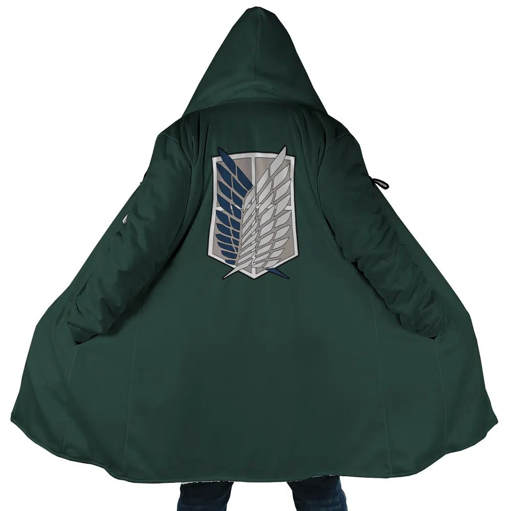 Attack On Titan Wings Of Freedom Zip Hooded Cloak