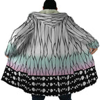 Demon Slayer Shinobu Butterfly Zip Hooded Cloak
