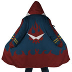 Gurren Lagann Skull Flame Zip Hooded Cloak