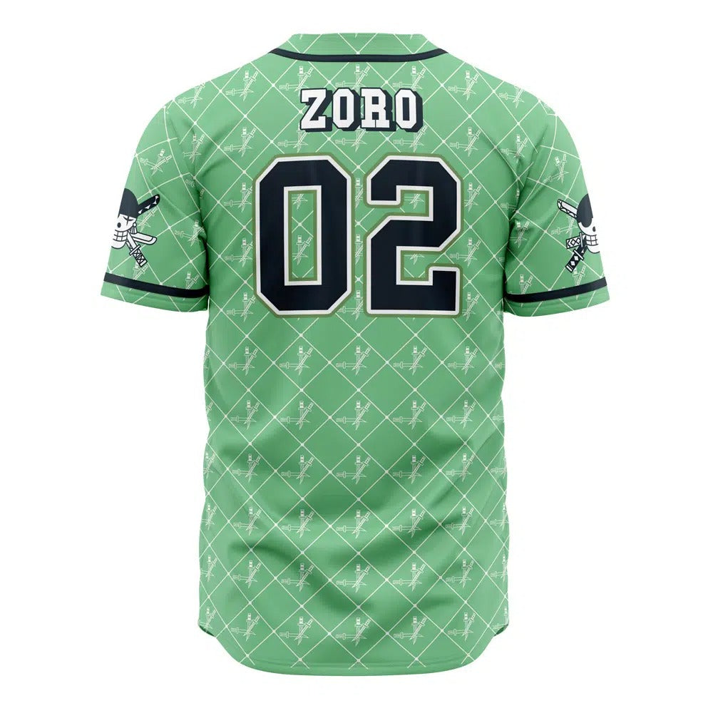 One Piece Zoro Straw Hats Custom Baseball Jersey