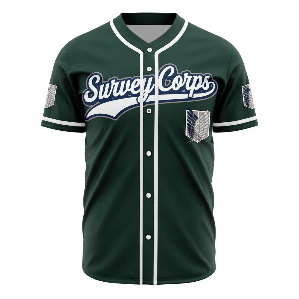 Attack On Titan Survey Corps Ackerman Custom Baseball Jersey