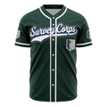 Attack On Titan Survey Corps Ackerman Custom Baseball Jersey