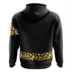 One Piece Law Heart Pirates Black Yellow Dot Zip-Up Hoodie