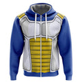 Dragon Ball Z Vegeta Saiyan Combat Suit Zip-Up Hoodie