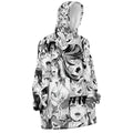 Ahegao Manga Print Hoodie Blanket - Dimensional Era