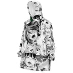 Ahegao Manga Print Hoodie Blanket - Dimensional Era