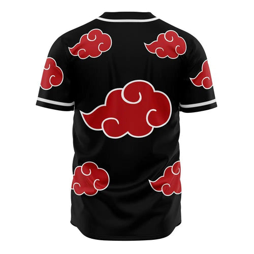 Akatsuki Red Cloud Anime Baseball Jersey - Dimensional Era