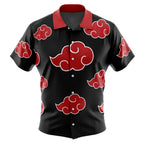 Akatsuki Red Cloud Anime Hawaiian Shirt - Dimensional Era