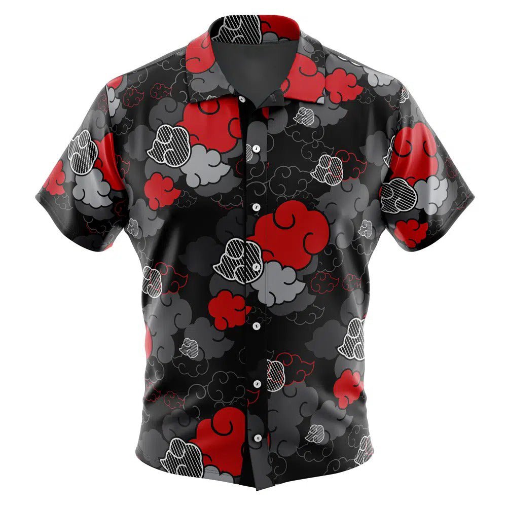 Akatsuki Red Cloud Anime Hawaiian Shirt - Dimensional Era