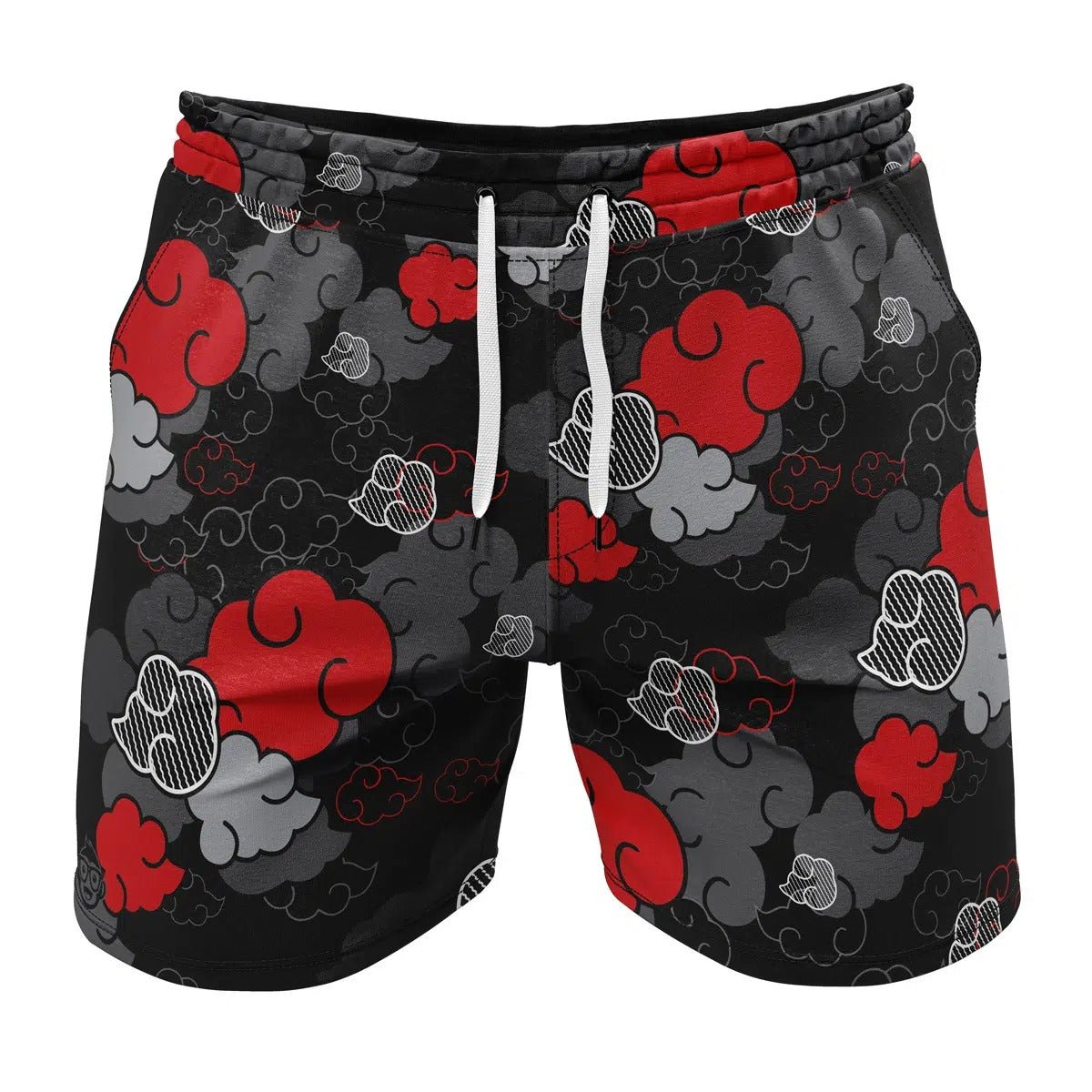 Akatsuki Red Cloud Black Shorts - Dimensional Era