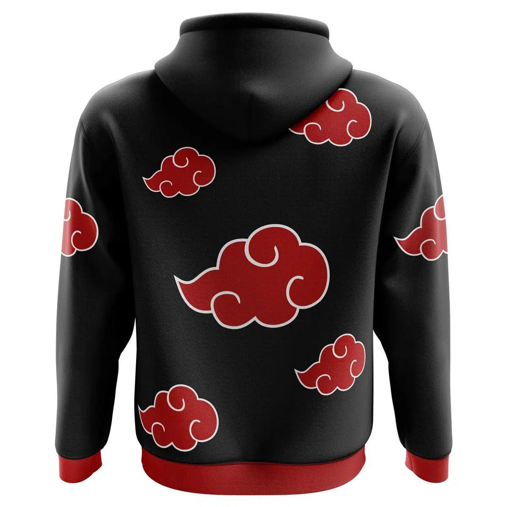 Akatsuki Red Cloud Naruto Anime Hoodie - Dimensional Era