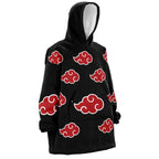 Akatsuki Red Cloud Oversized Hoodie Blanket - Dimensional Era