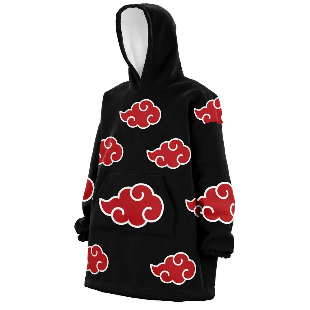 Akatsuki Red Cloud Oversized Hoodie Blanket - Dimensional Era