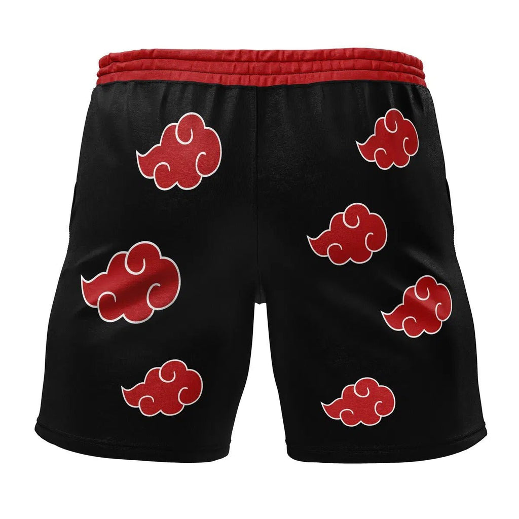 Akatsuki Shippuden Gym Shorts – Naruto Anime Sports Wear - Dimensional Era
