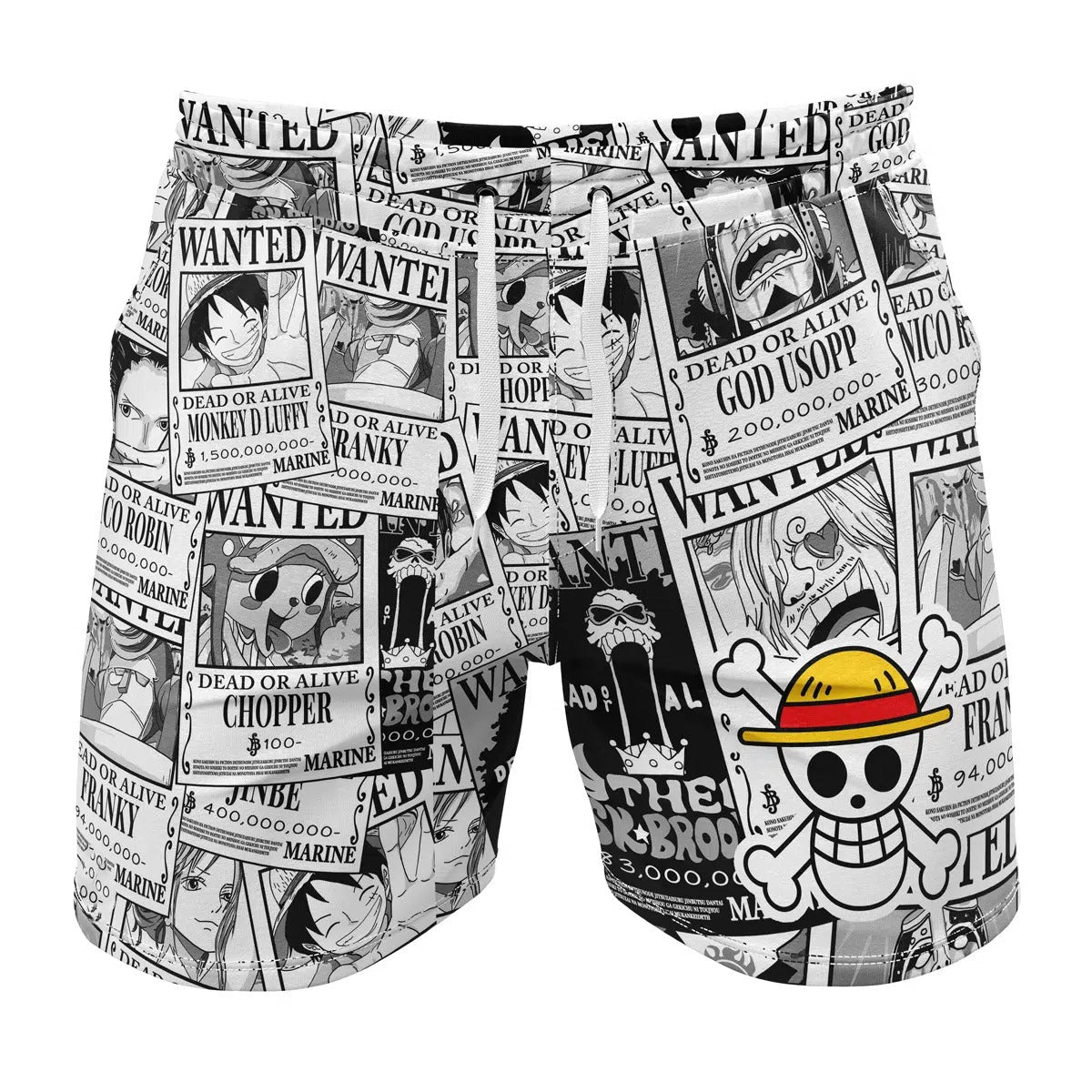 Aloha Straw Hat Wanted Poster Gym Shorts - Dimensional Era